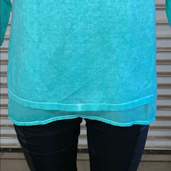 Angle Apparel green sweatshirt style top size sm - Picture 7 of 8